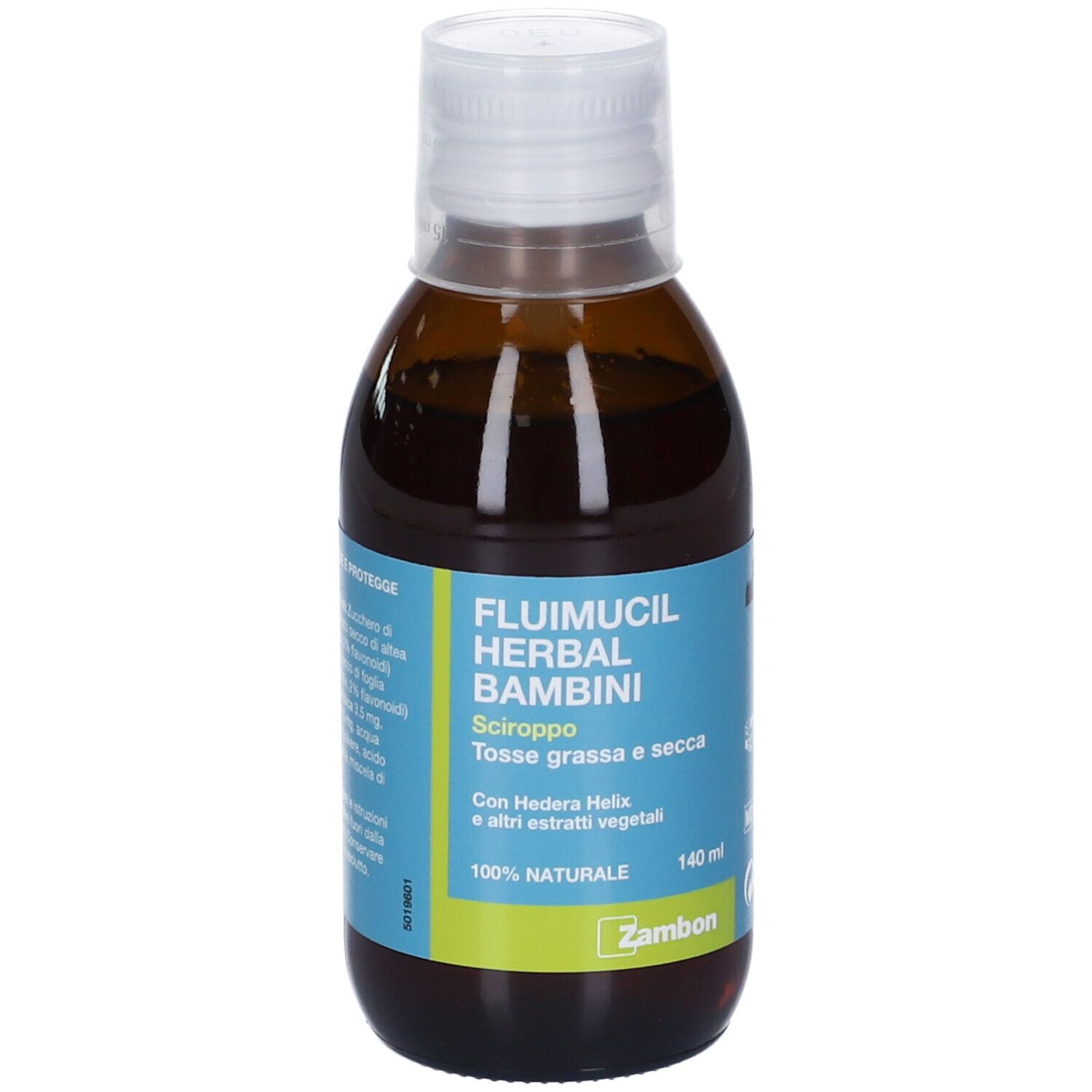 Fluimucil Herbal Bambini sciroppo per la tosse, 140 ml.