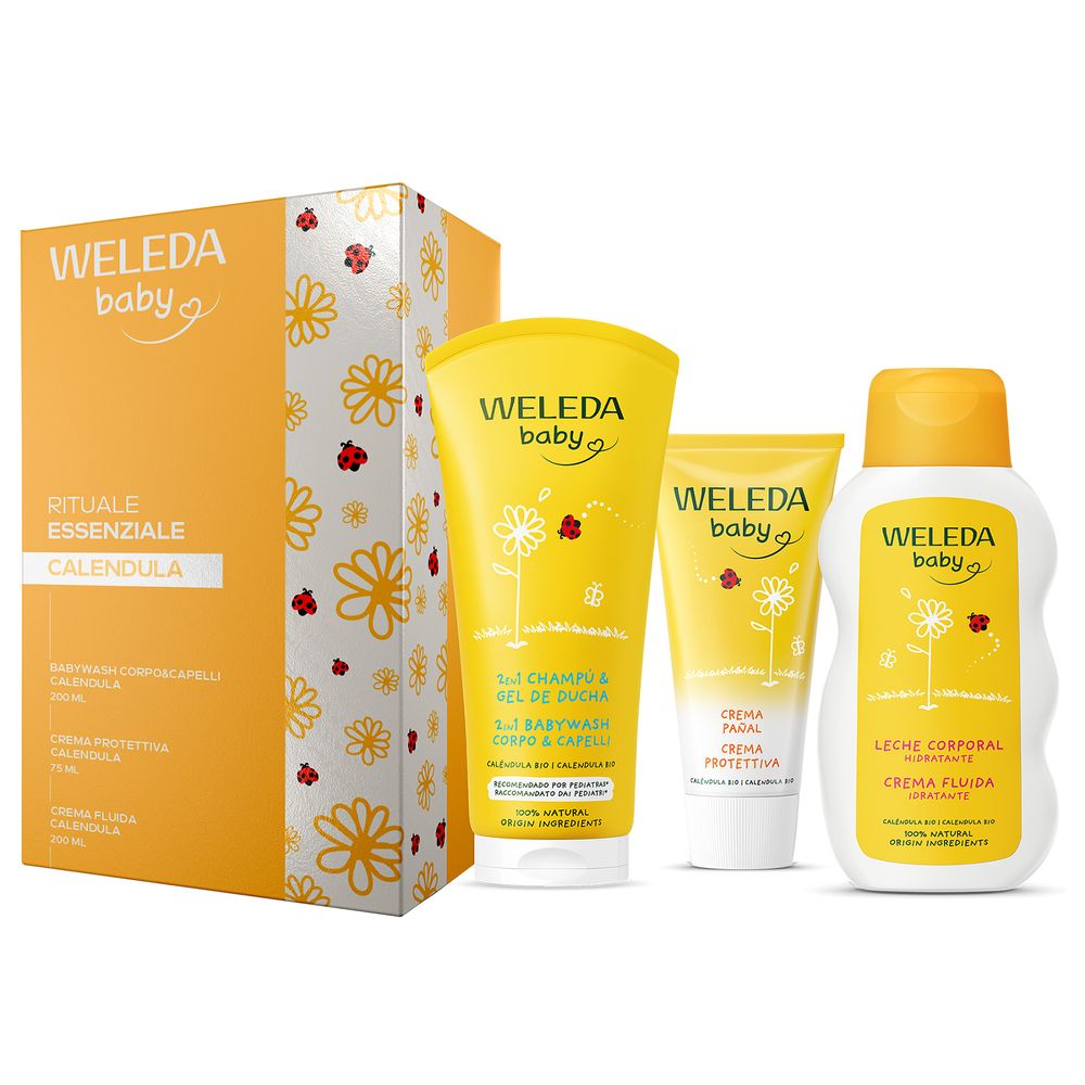 Veleda Set Weleda Rituale Essenziale Calendula Babywash Corpo & Capelli + 1 Crema ...