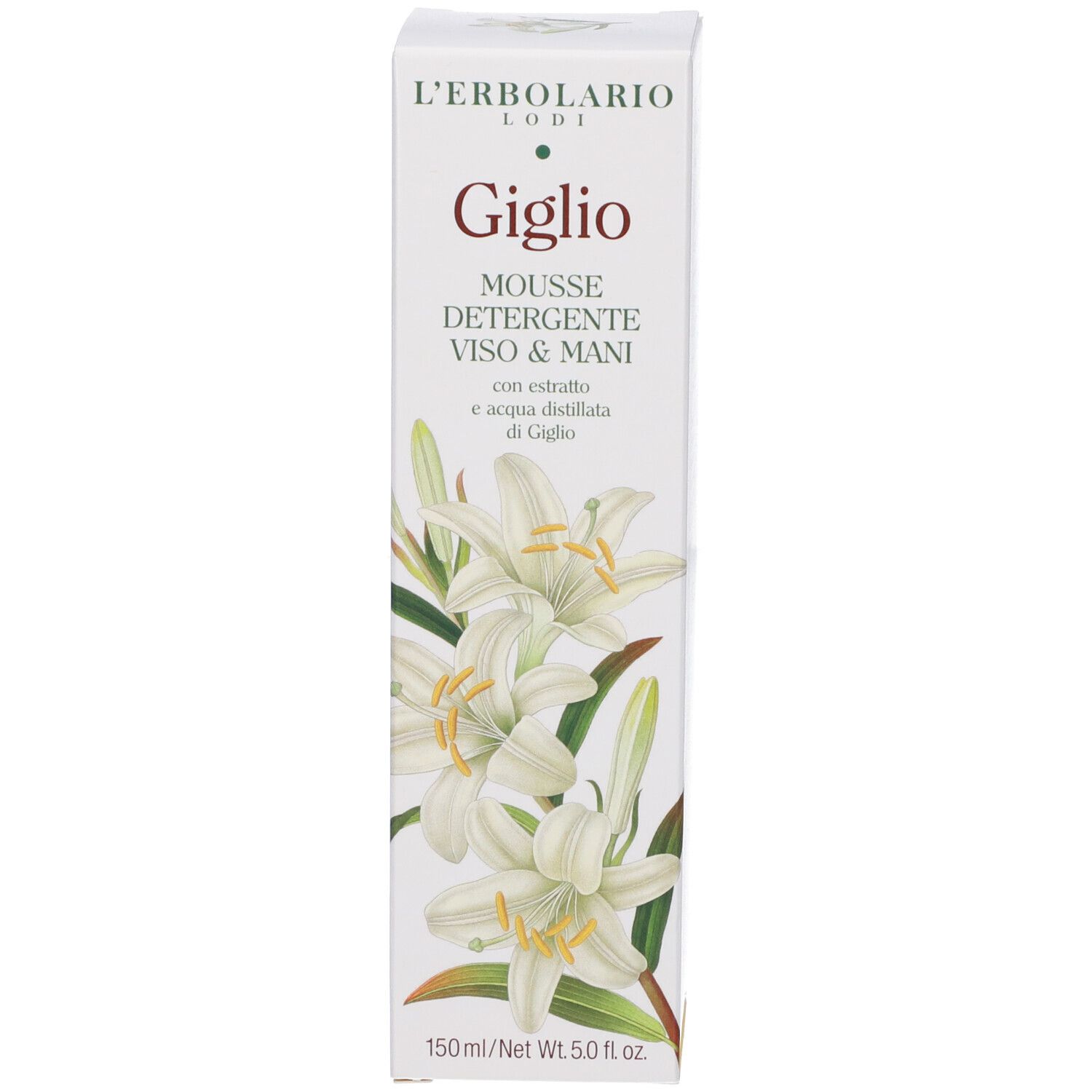 Flacone dorato con tappo marrone, 200ml.