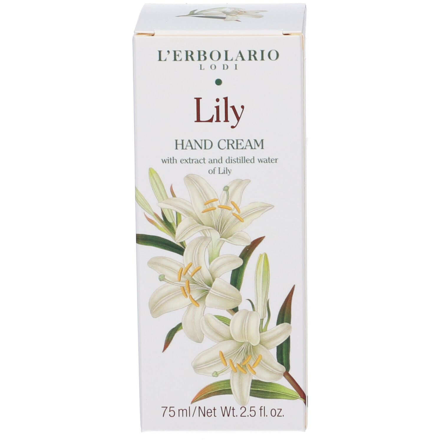 Confezione per crema mani L'Erbolario Lily, 75ml.