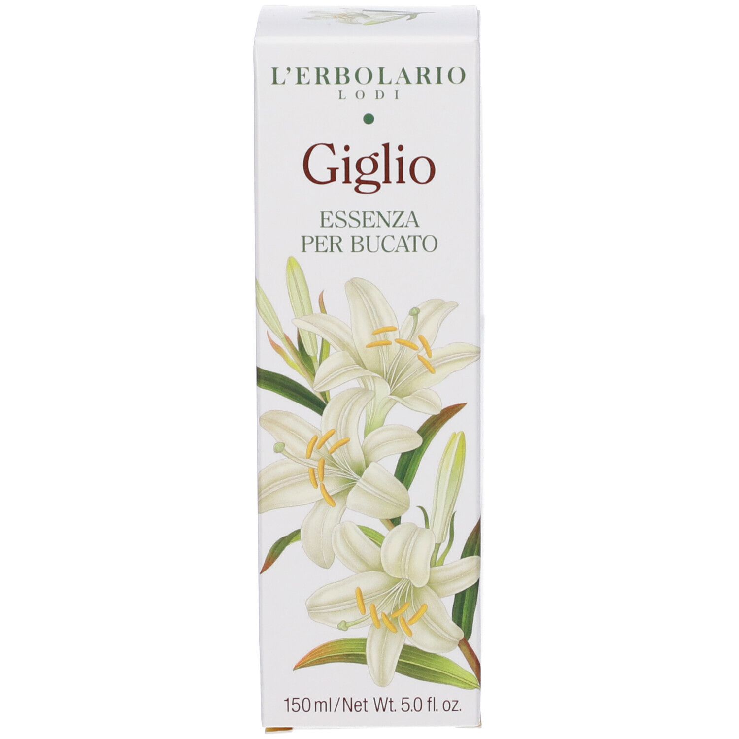 L'Erbolario Giglio Essenza per Bucato, essenza profumata per bucato, 150 ml.