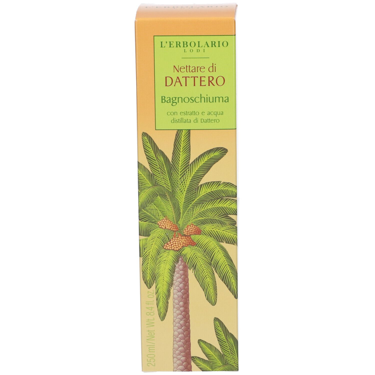 Bagnoschiuma Nettare di Dattero L'Erbolario, 250ml.