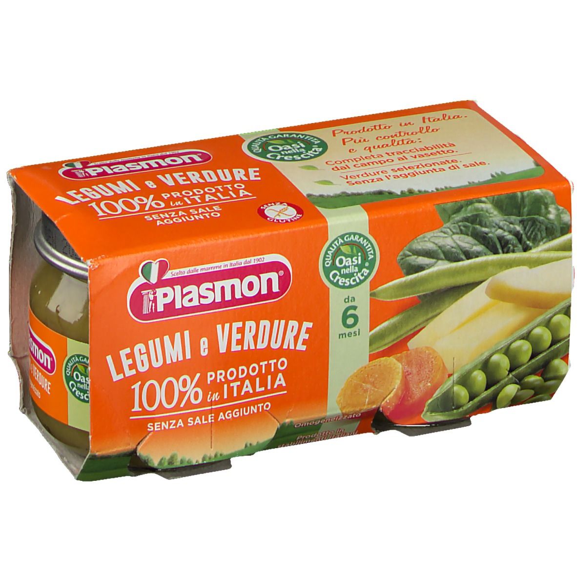 Plasmon® Omogeneizzato Verdure e Legumi dal 6° mese