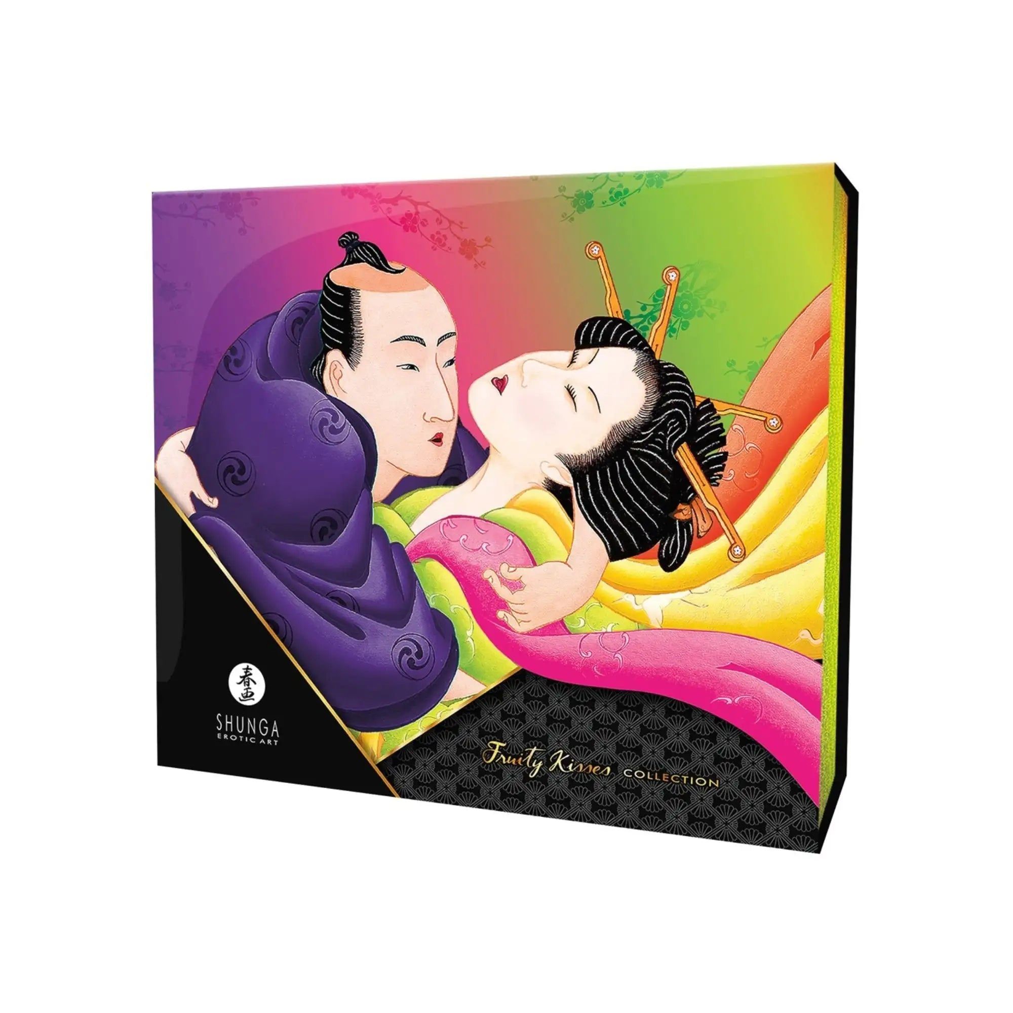 Confezione con illustrazioni. Testo: Shunga, Fruity Kisses Collection.