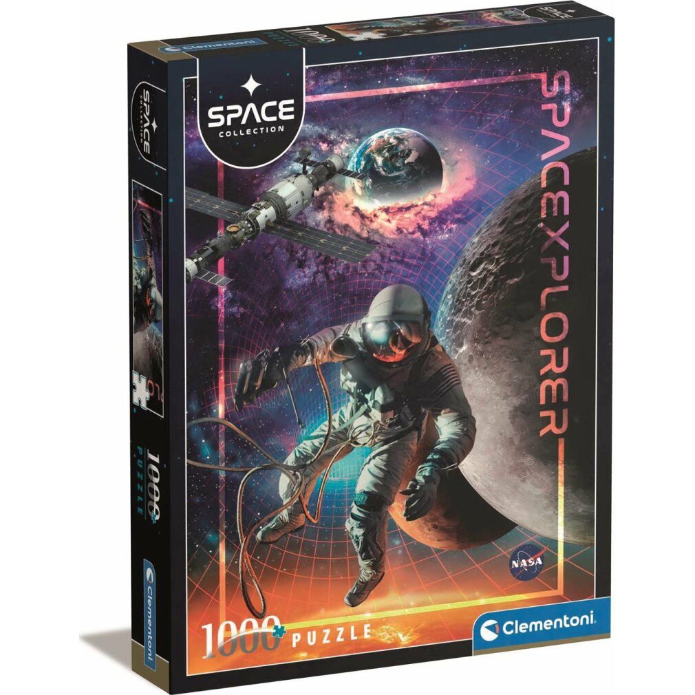 clementoni Puzzle Spazio nasa: Esploratore spaziale 1000 pezzi