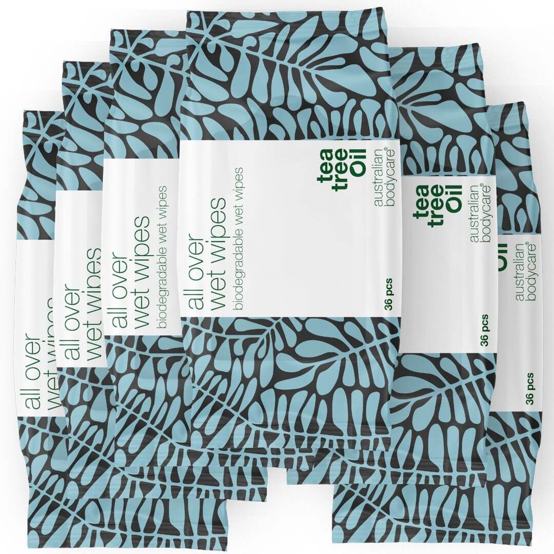 Salviette umidificate Australian Bodycare con olio di melaleuca 36 pezzi