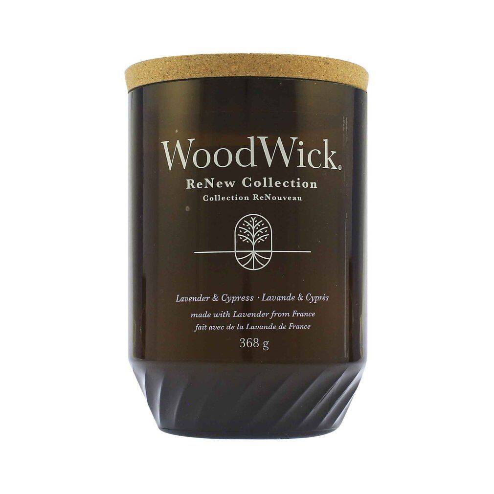 Candela Woodwick Renew Lavander & Cypress grande
