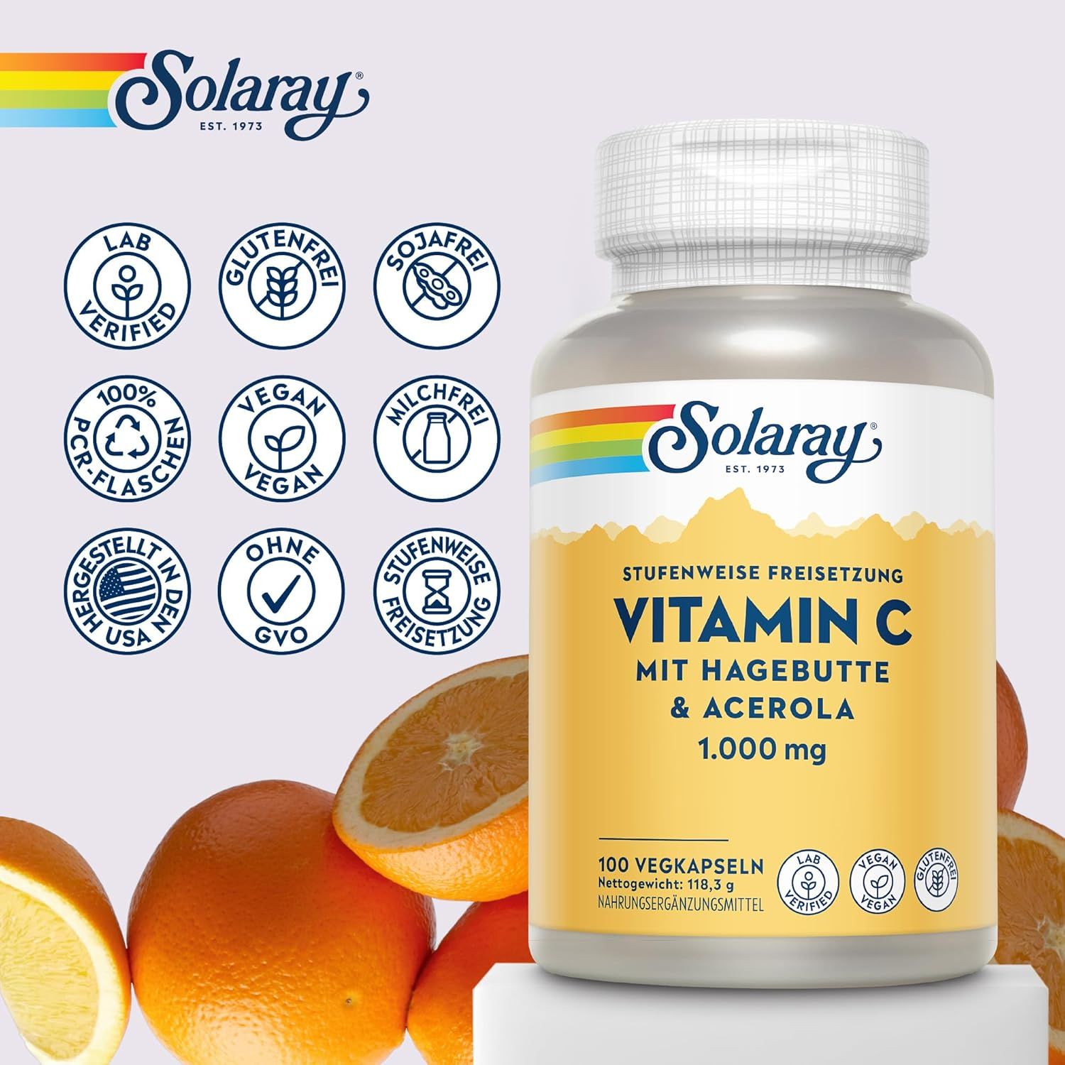 Solaray Vitamina C Capsula