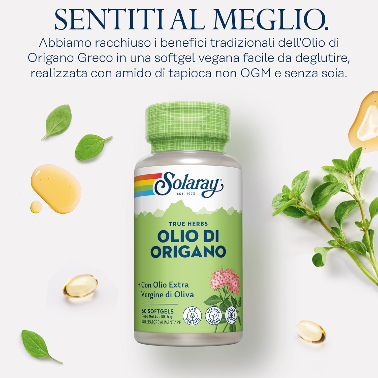 Solaray Softgel all’Olio di Origano