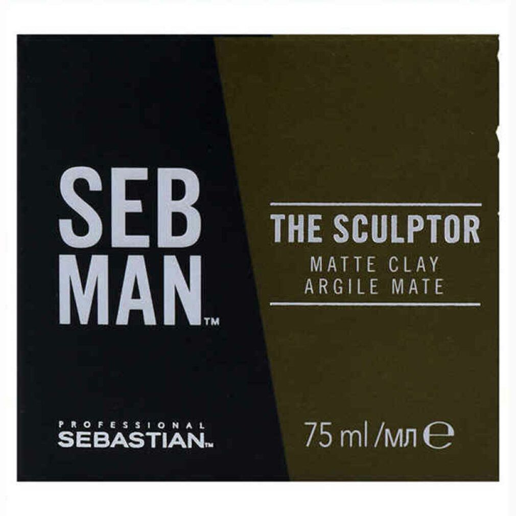 Confezione quadrata. Scritta: SEB MAN, THE SCULPTOR, ARGILLE MATE. Volume: 75 ml. Marchio: Sebastian.
