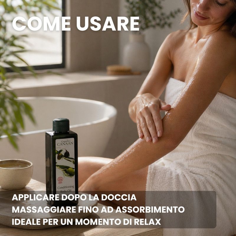 Canaan - Olio Corpo Nutriente all’Olio di Oliva