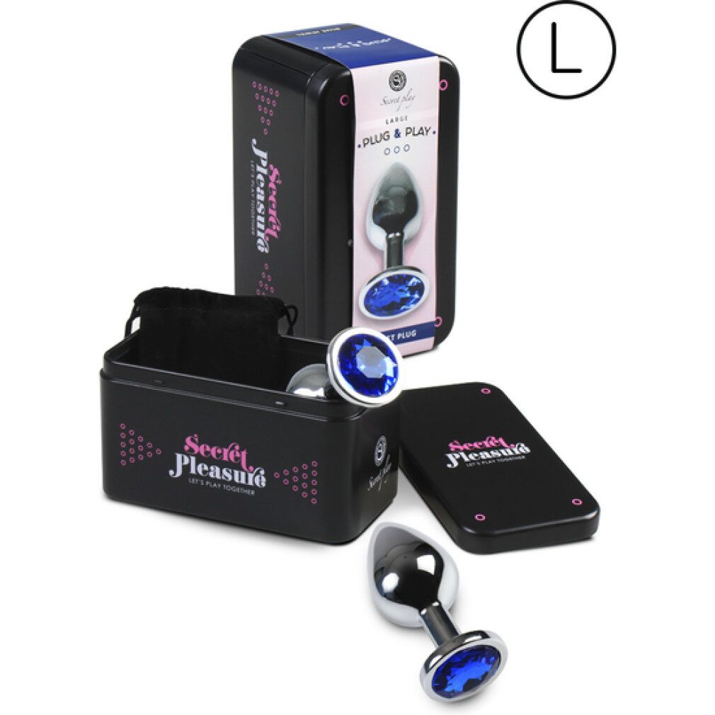 Plug anale secretplay misura l - blu