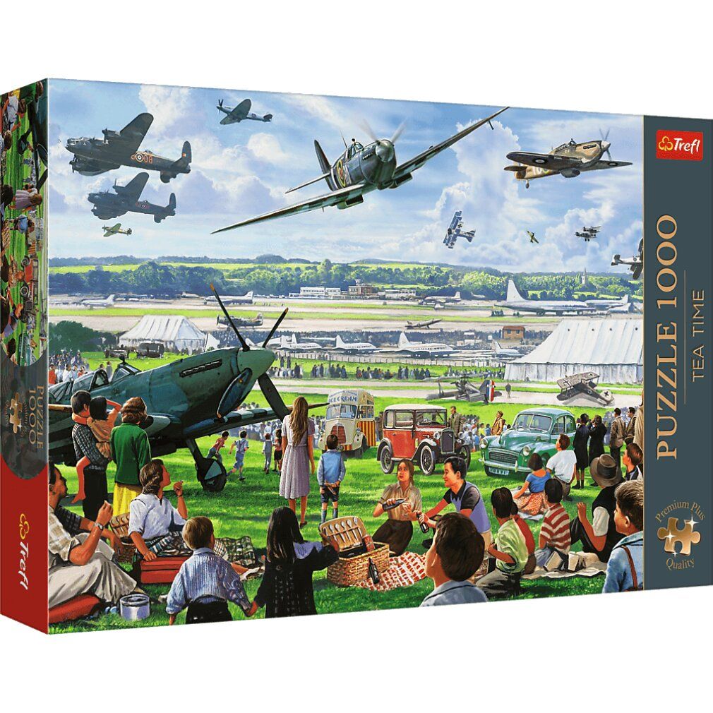 Puzzle trefl Premium Plus Tea Time: Aviation Day 1000 pezzi
