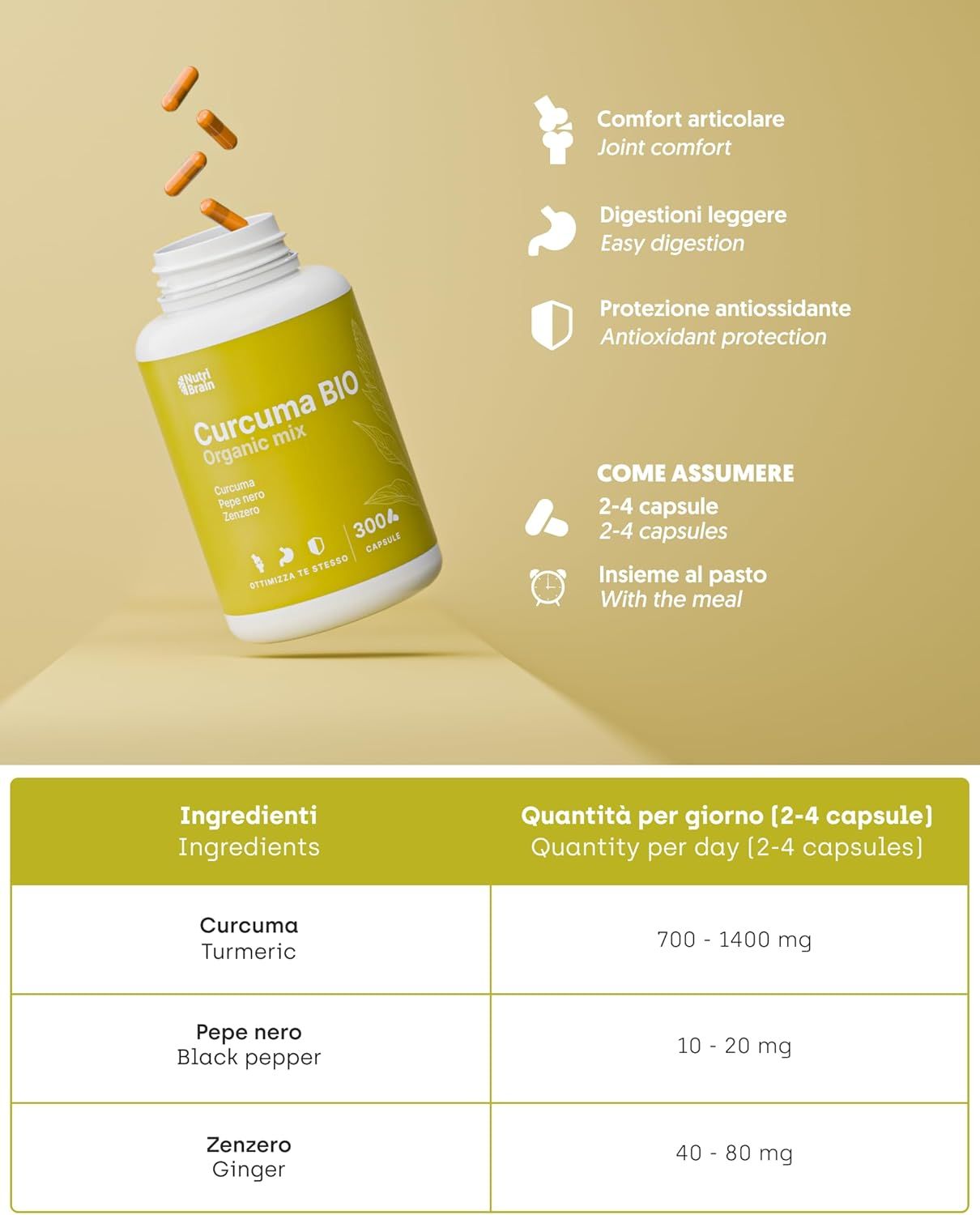 NUTRIBRAIN Curcuma Capsula