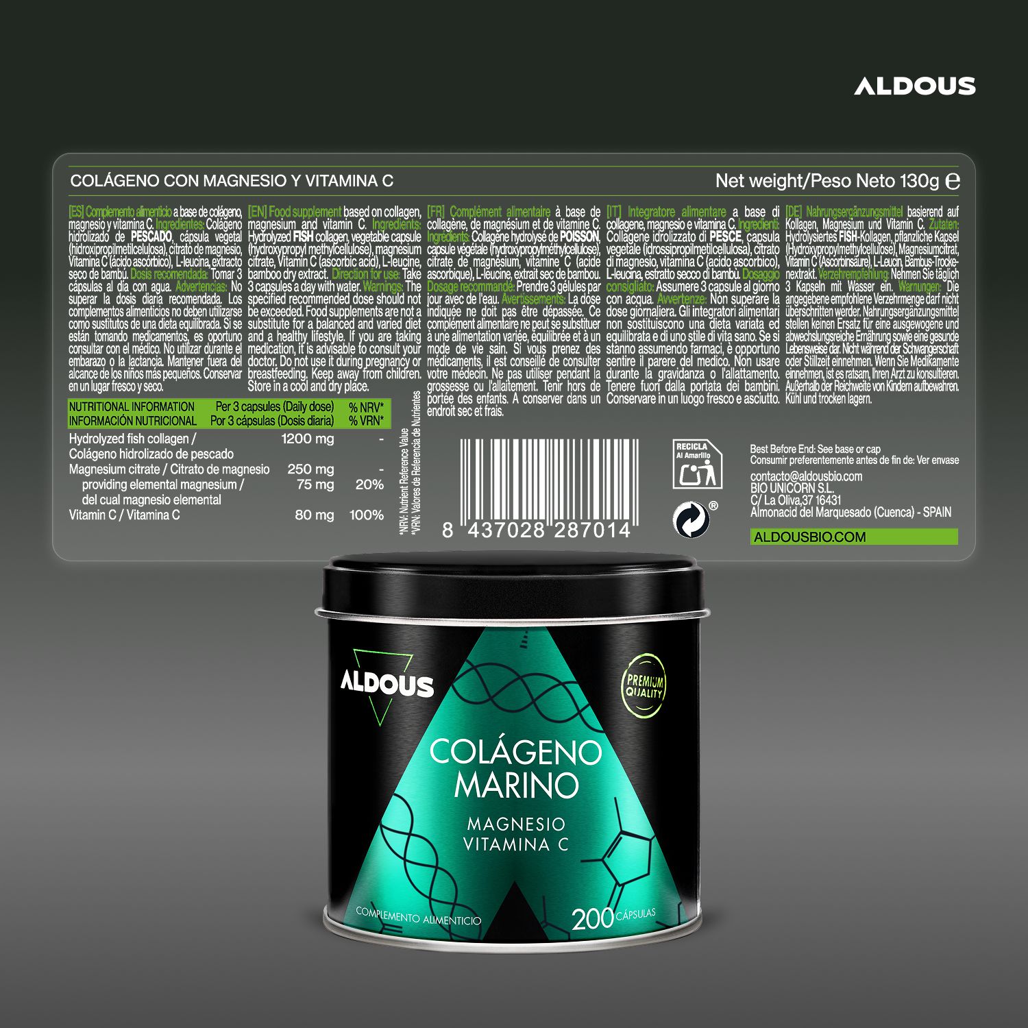 Aldous - Collagene Marino - Bellezza e Benessere