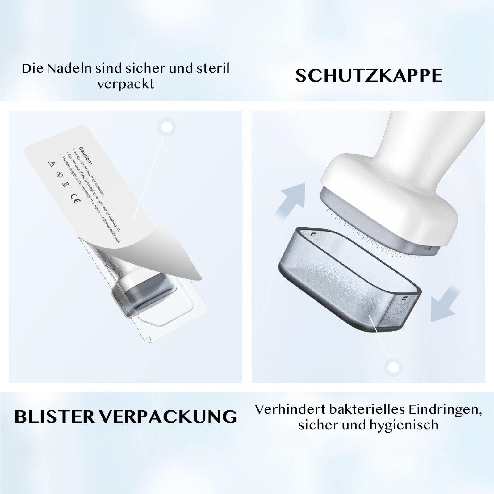 Derma Stamp Dermapen Mesoroller 120 aghi in acciaio inossidabile