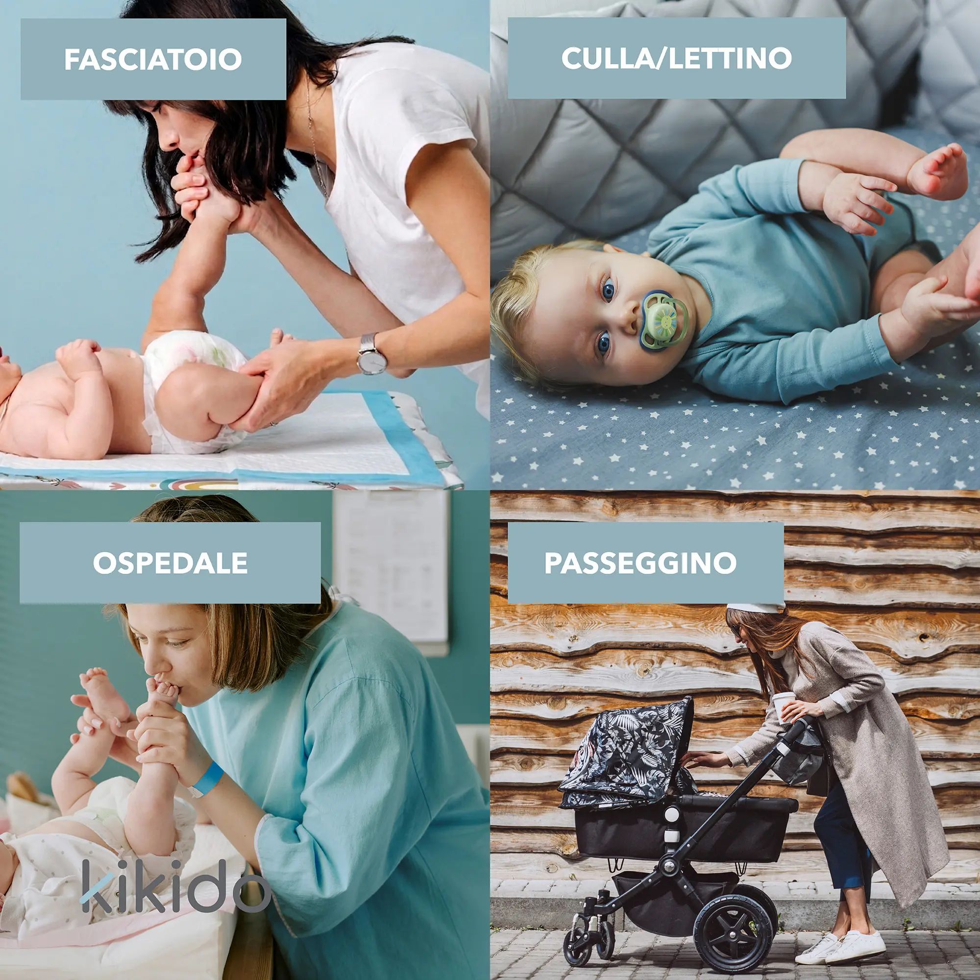 Kikido Traversine Neonato Fasciatoio 40x60
