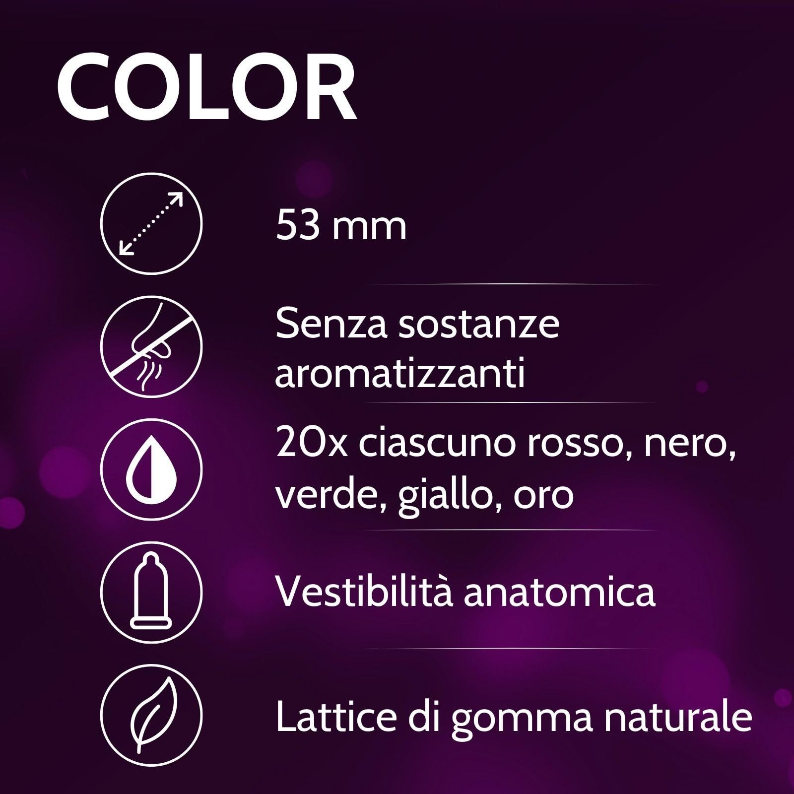 Vibratissimo Preservativi Color + Play Gel Set