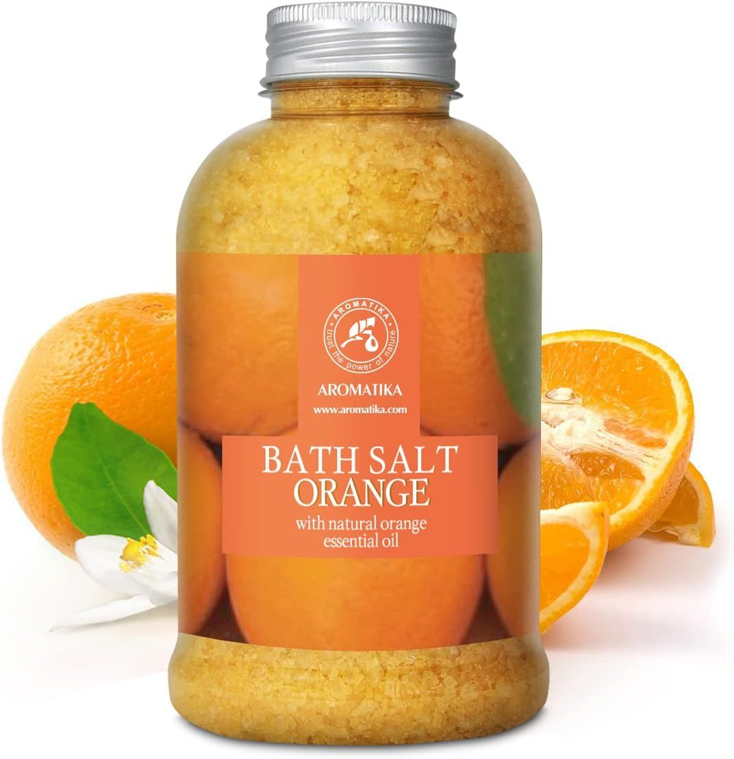 Sale da bagno AROMATIKA con olio essenziale naturale di arancia