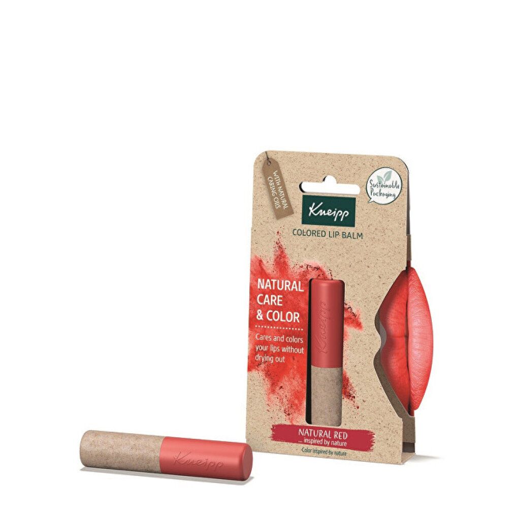 Balsamo labbra naturale colorato rosso Barevna1 2 Balza m Na Rty