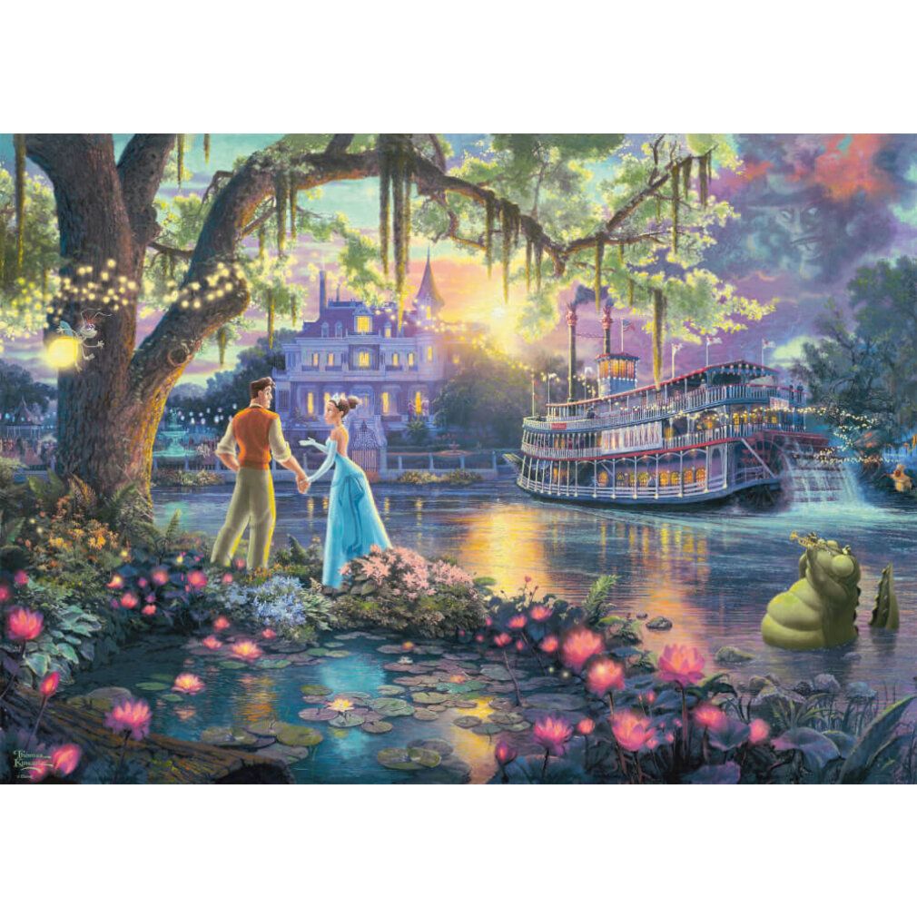 Thomas Kinkade Studios: Collezione Disney Dreams - La principessa e il ranocchio (1000 pezzi)