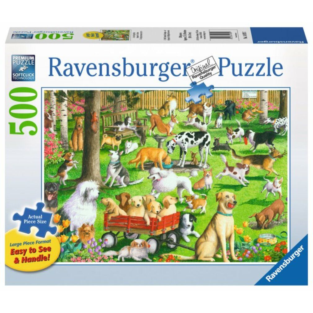 ravensburger Puzzle del parco per cani xxl 500 pezzi