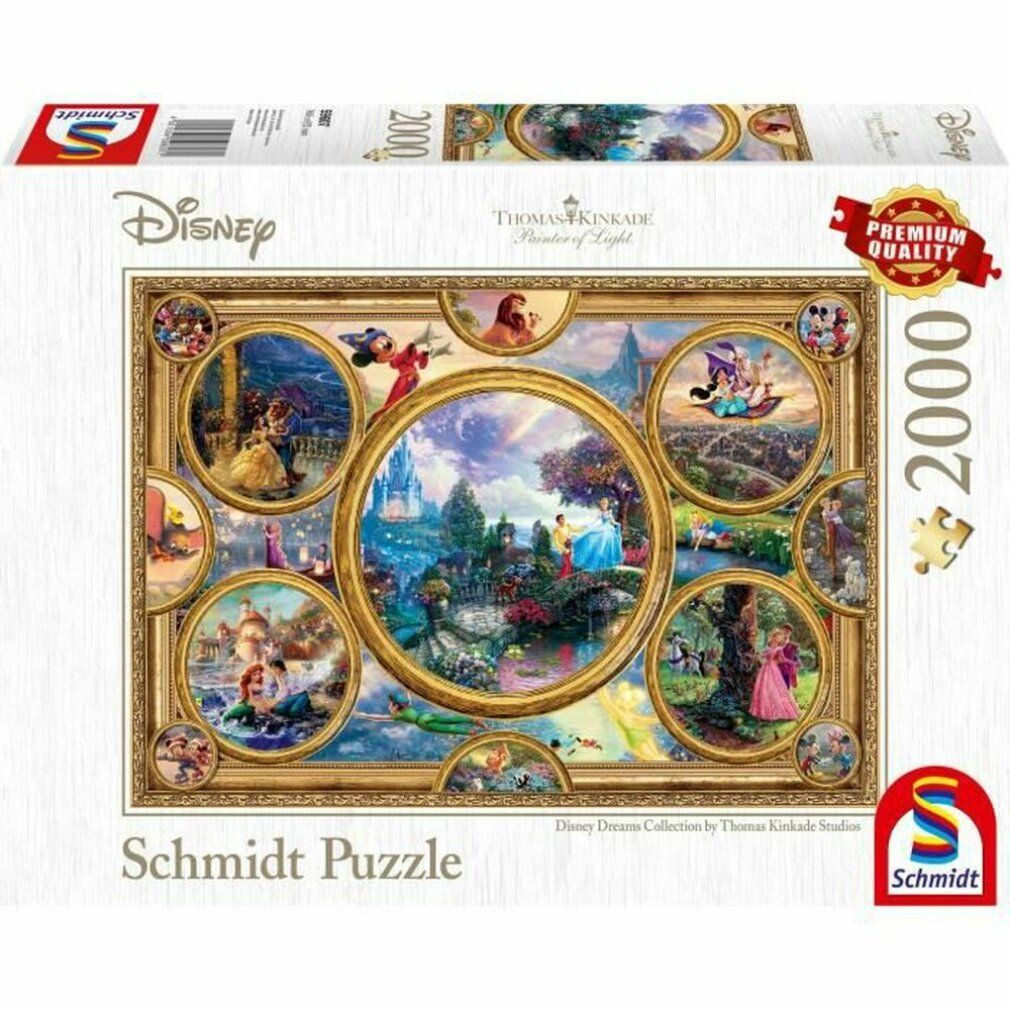 Disney, Collage di sogni - Puzzle da 2000 pezzi (Thomas Kinkade)
