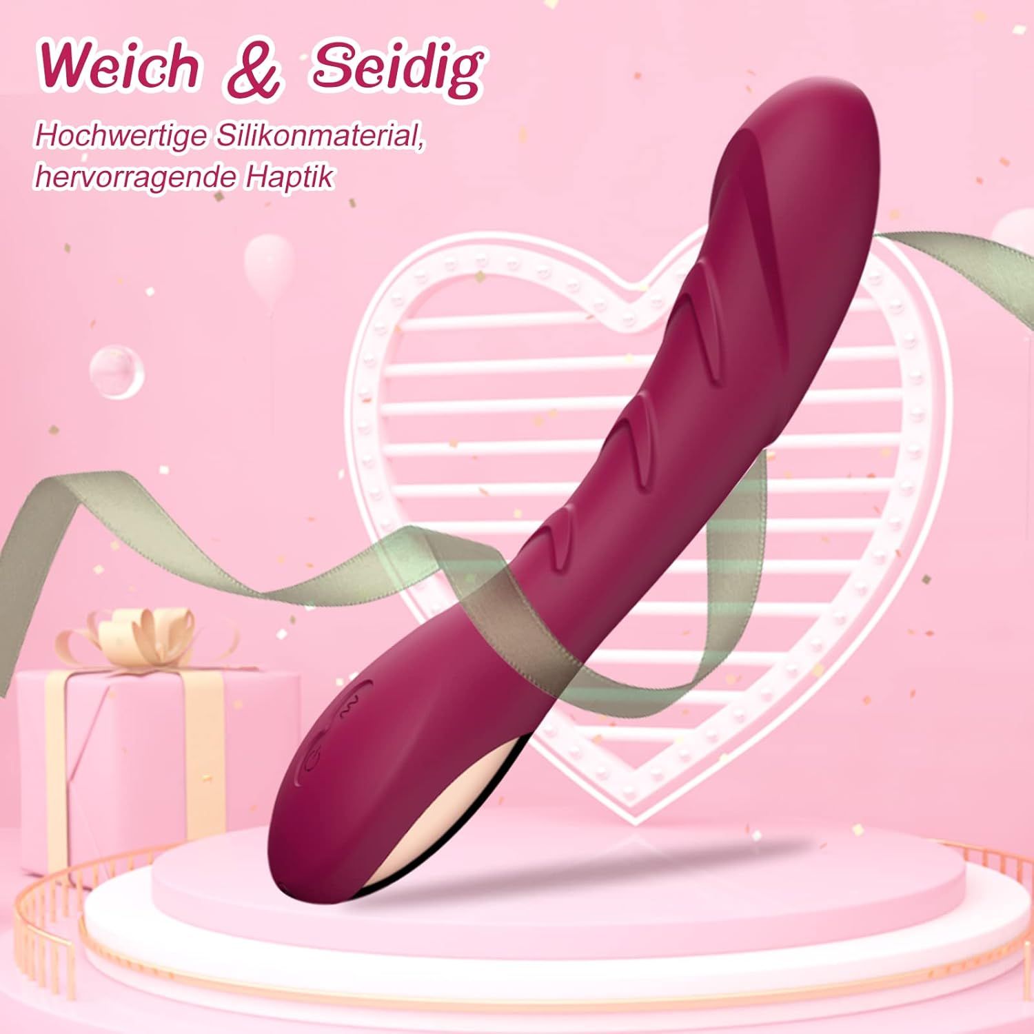 YICOCO vibratore in silicone per punto G, dispositivo intimo