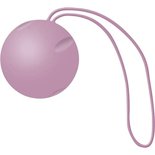 Joyballs Trend rosa singolo in lilla tenue con due cordini, isolato.
