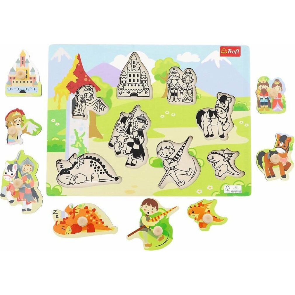 Puzzle in legno trefl Il castello del cavaliere