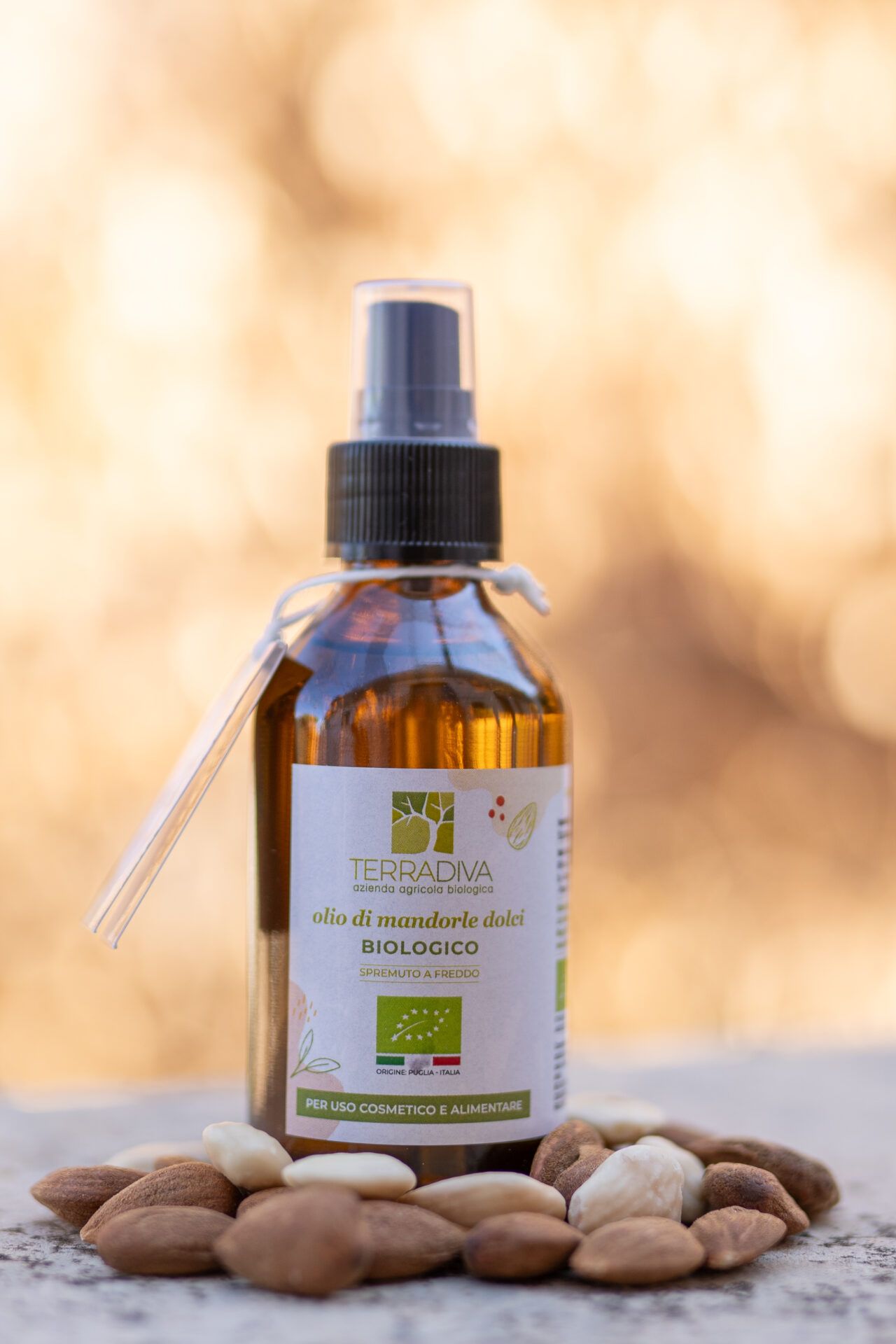 Terradiva olio di mandorle dolci biologico