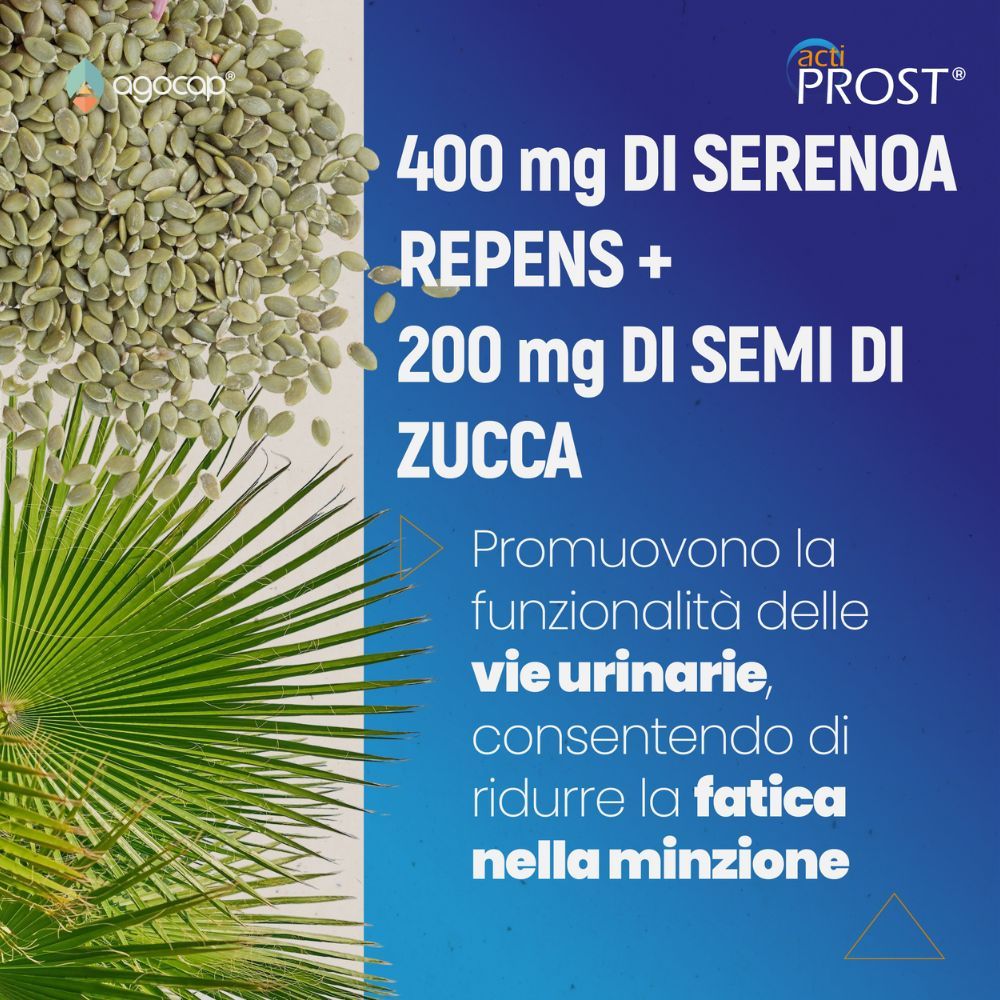 Actiprost Integratore alimentare per la prostata con serenoa repens ed epilobio