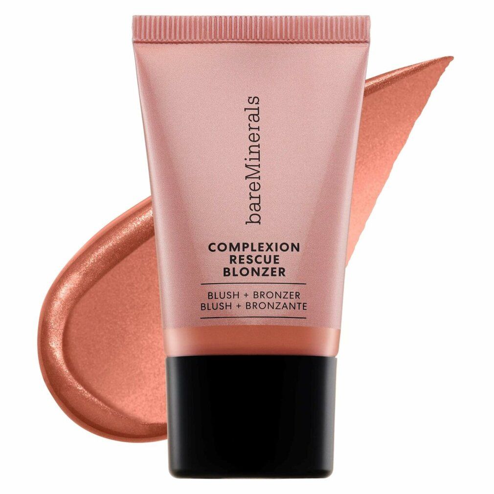 Tubo di blush bronzer bareMinerals. Nome: Complexion Rescue Bronzer. Tonalità: Kiss of Mauve. Con campione di prodotto.