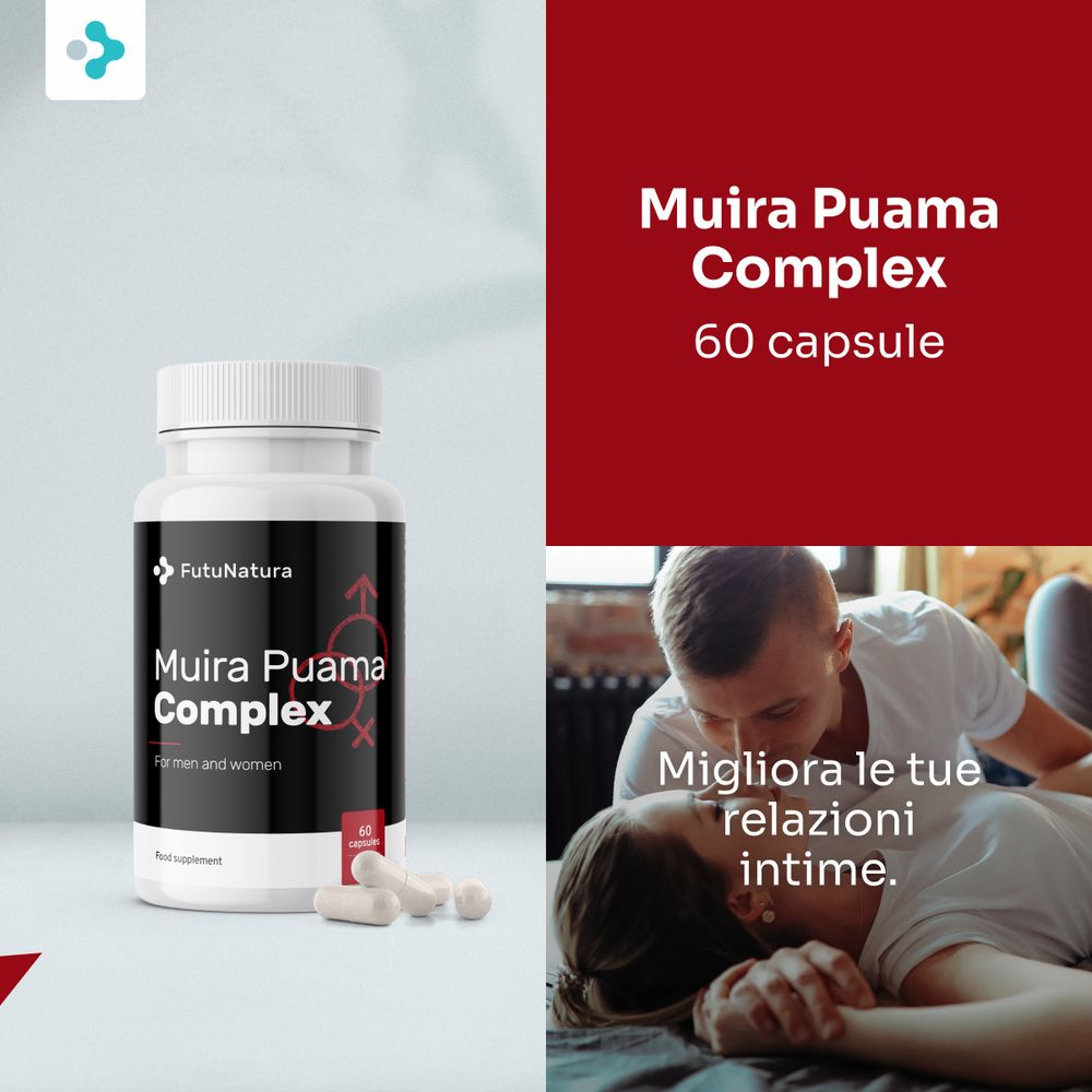 FutuNatura Muira Puama Complex con Maca, Damiana e Zinco