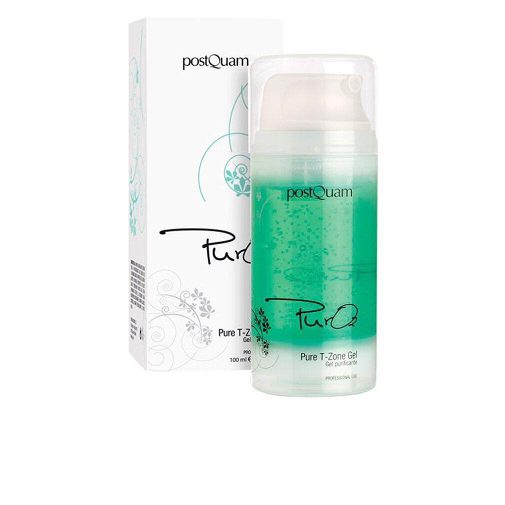 Postquam Pure T-Zone Gel detergente in flacone con erogatore e scatola.
