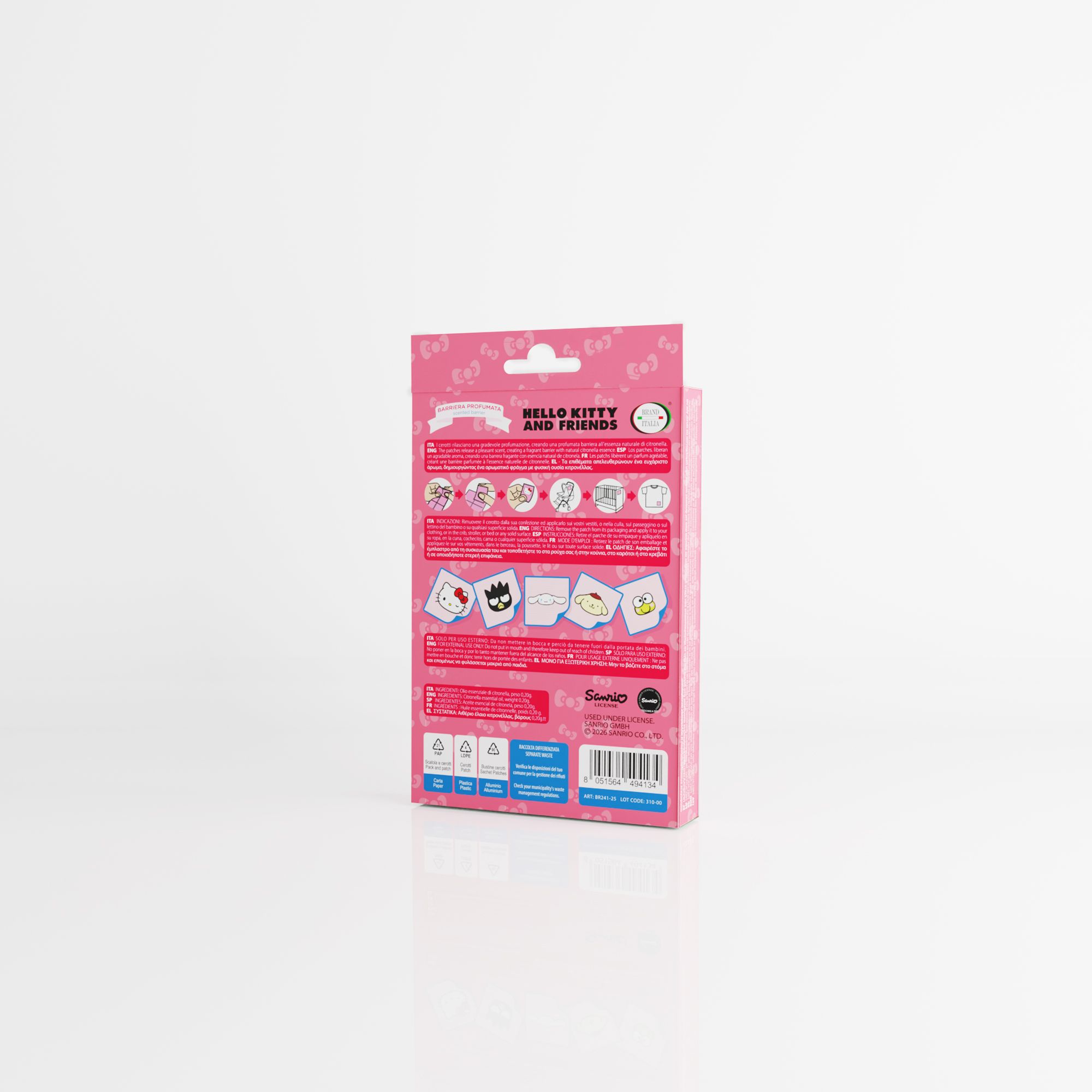 BRAND ITALIA cerotti diffusori Hello Kitty
