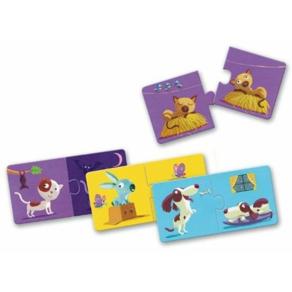 djeco puzzle Opposites 12x2 Parti