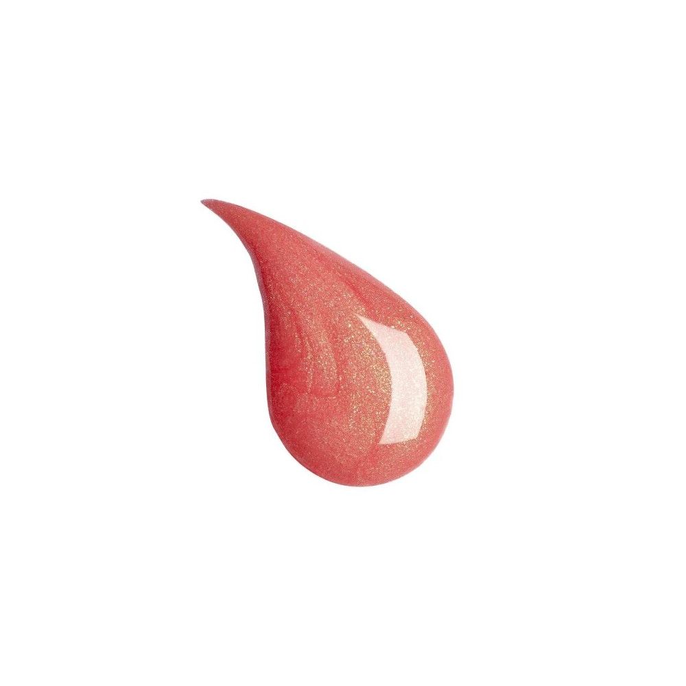 Goccia di Artdeco Plumping Lip Fluid color corallo glitterato.