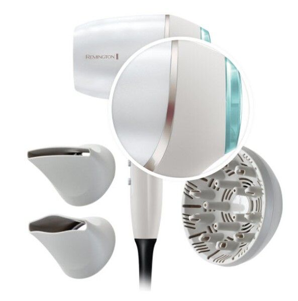 Remington EC9001 asciuga capelli Blu, Metallico, Bianco