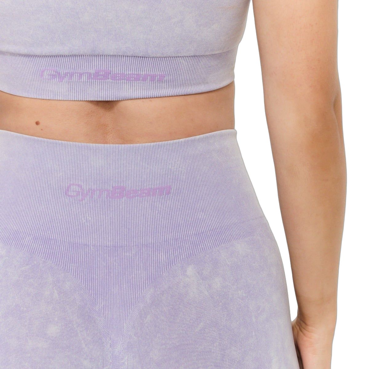 GymBeam Leggings donna Lift Seamless a vita alta senza cuciture e senza tasche viola