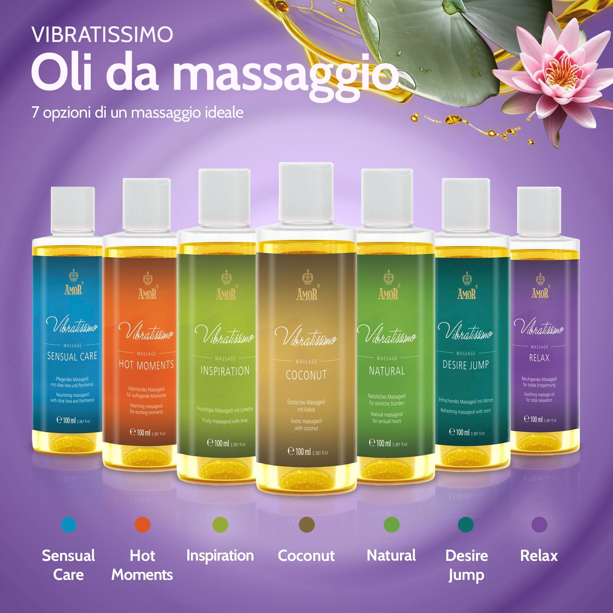 Vibratissimo Olio da Massaggio Relax