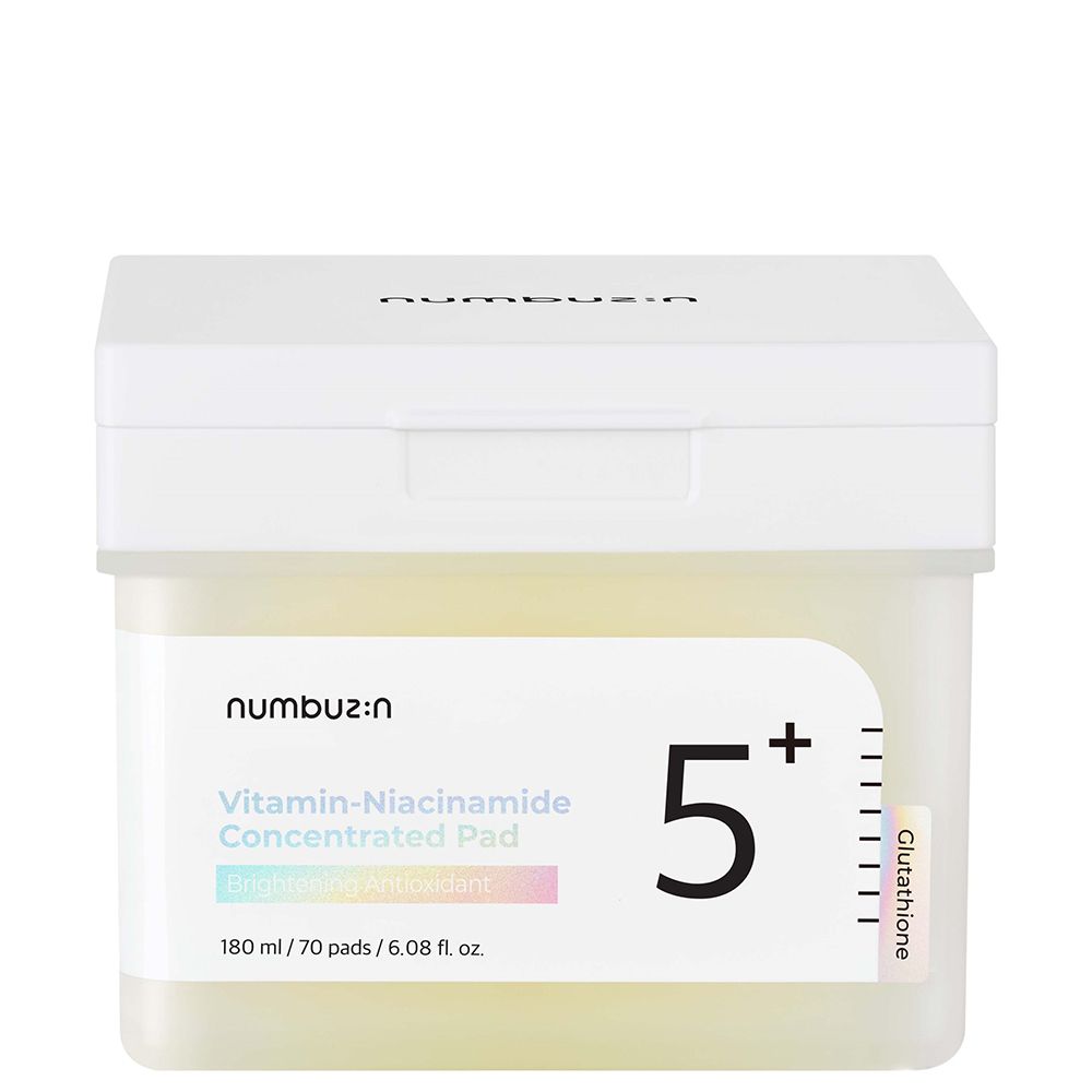 NUMBUZIN No.5 Vitamin-Niacinamide Toner Pads – schiarente e idratante