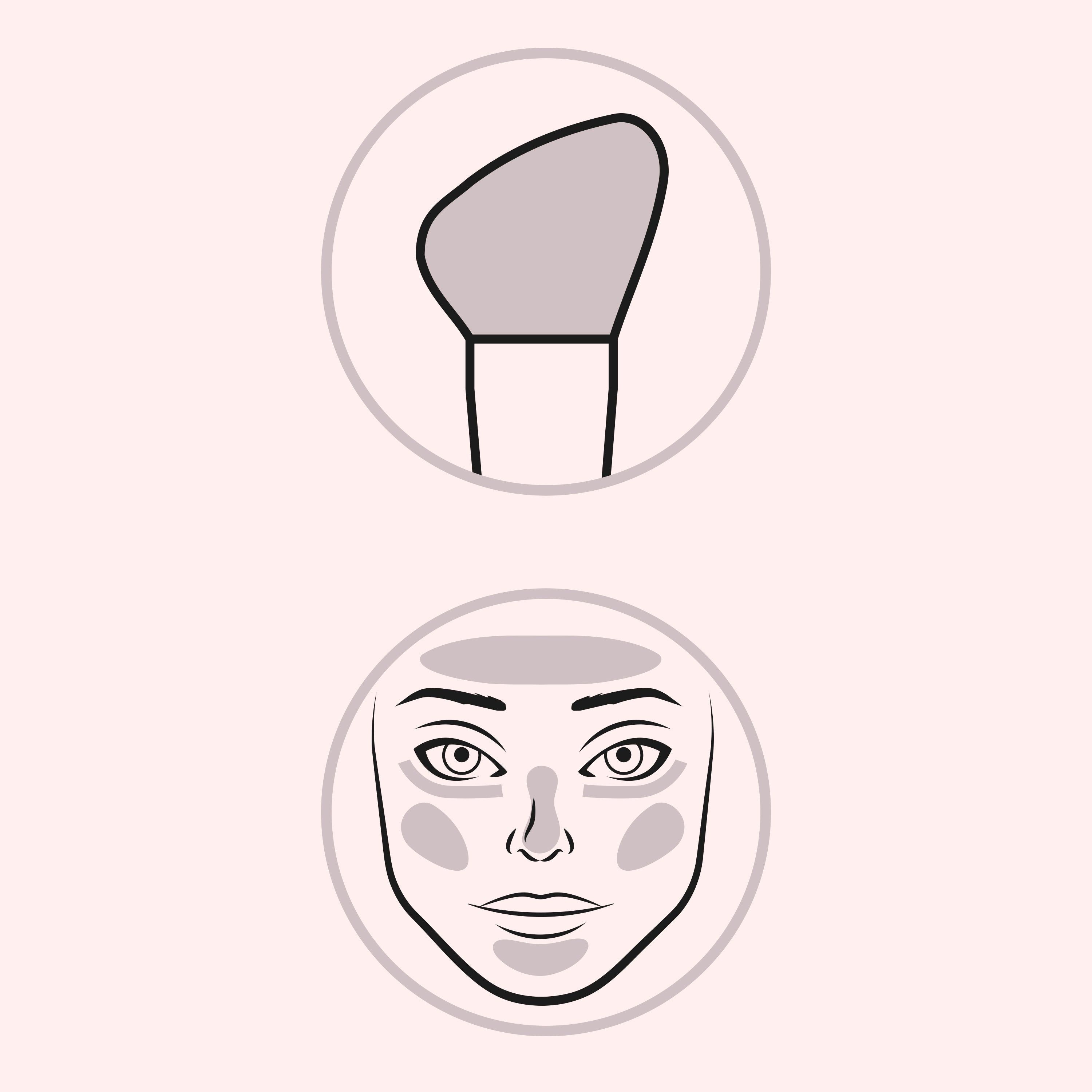 WYCON cosmetics F109 DIFFUSION CHEEK Pennello obliquo per scolpire ed esaltare gli zigomi