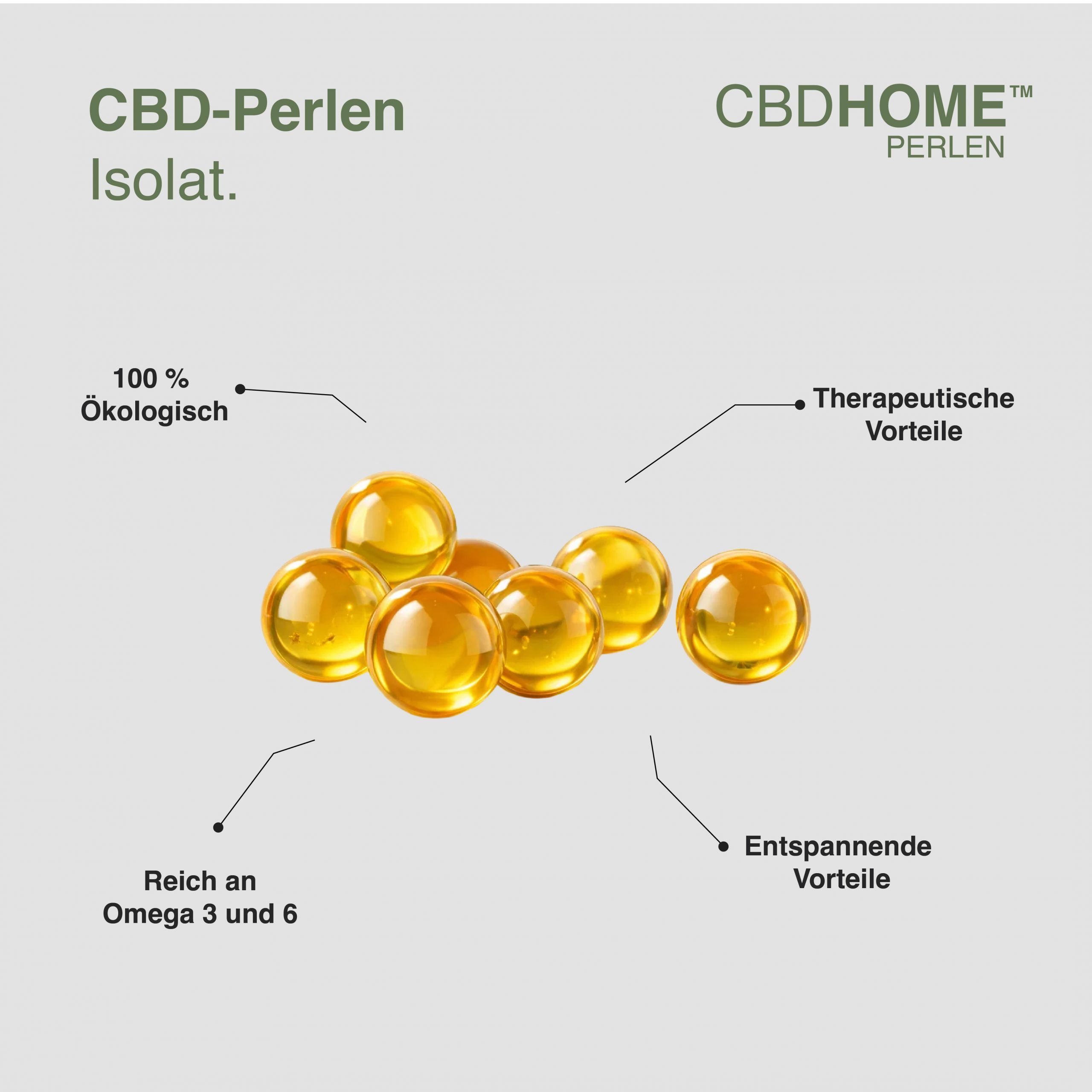 CBD HOME – Perle di olio di CBD – 40% CBD