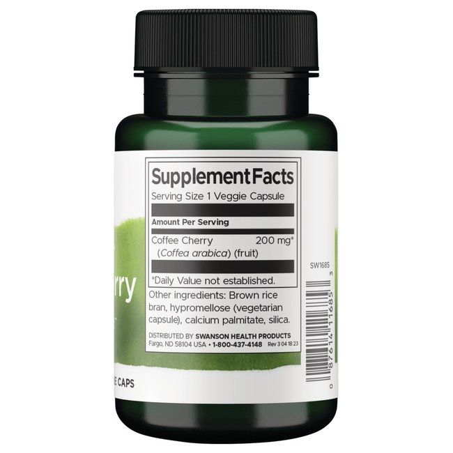 SWANSON Ciliegia di Caffè Spettro Completo 200 mg