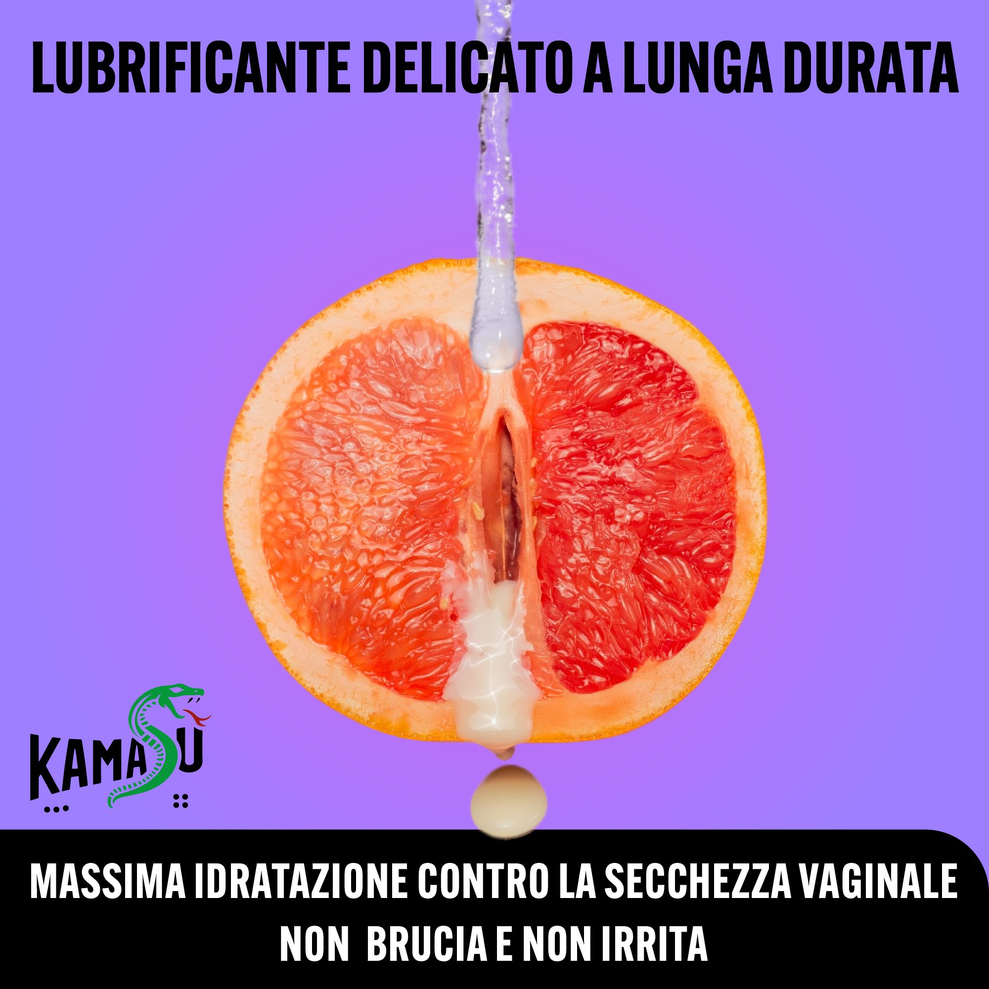 Kamasù LUBRO LOVE Lubrificante Anale e Vaginale a base d'acqua pH neutro Non UNGE