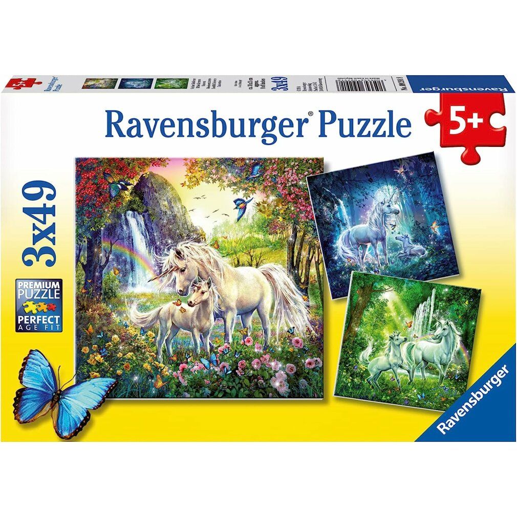 Puzzle ravensburger scimmie 3x49 pezzi