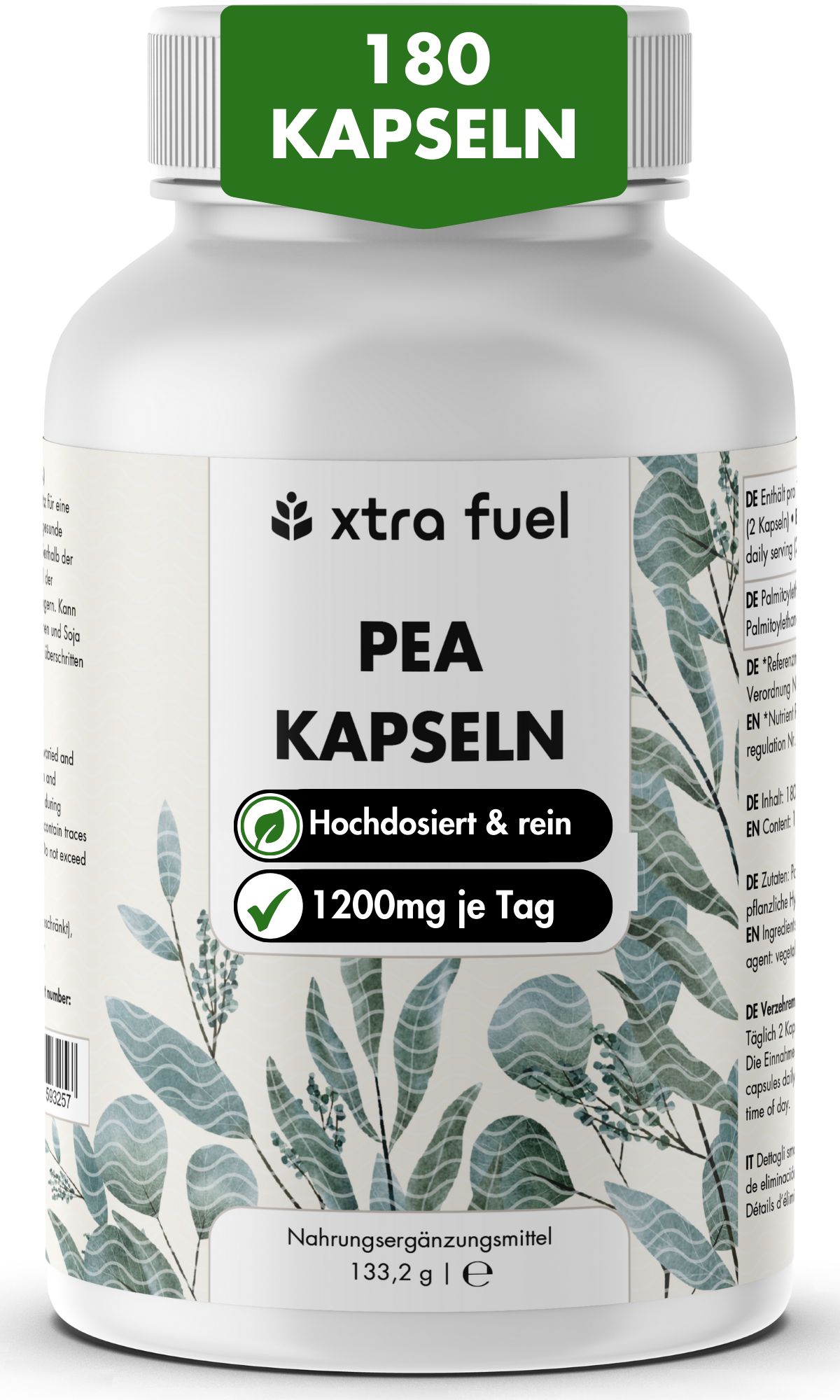 XTRA FUEL PEA Capsule 1200 - Palmitoiletanolamide ad alto dosaggio e micronizzata