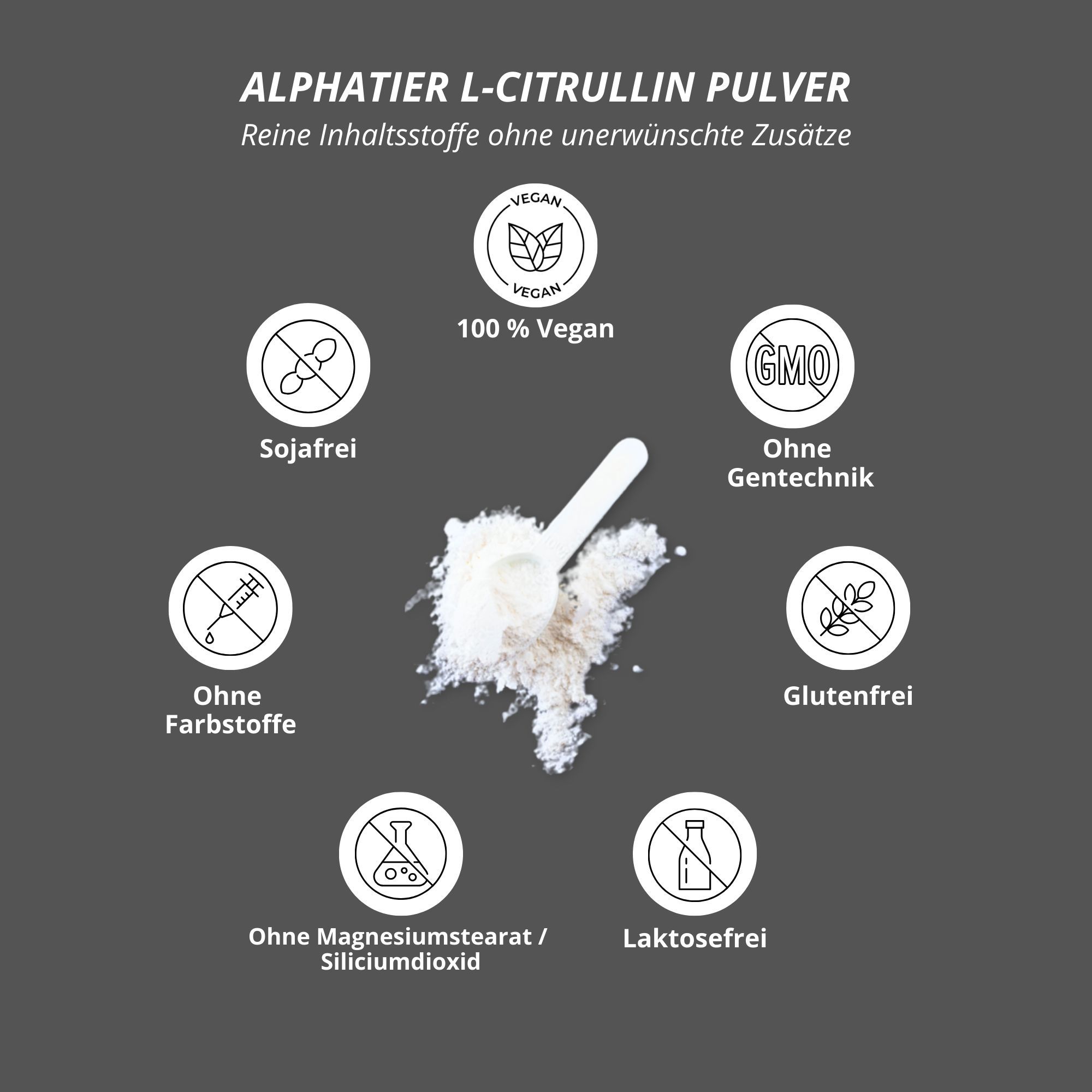Alphatier L-Citrullina Malato Polvere 500g ad alto dosaggio