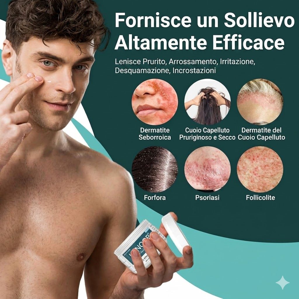 LMNOOP crema per dermatite seborroica trattamento intensivo per il cuoio capelluto